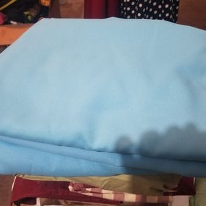 Bright blue curtain panels (4)